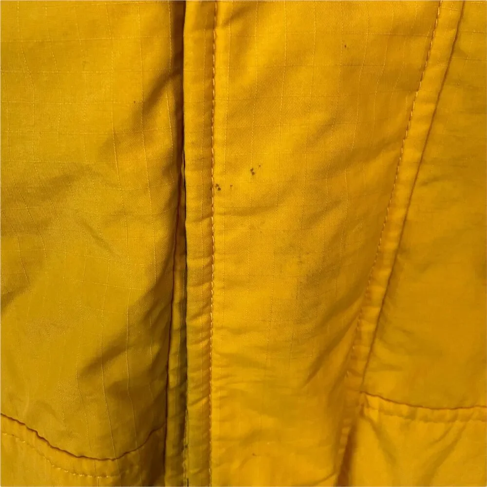 Polo Ralph Lauren Men's Yellow Black Windbreaker Jacket Size Large Vintage